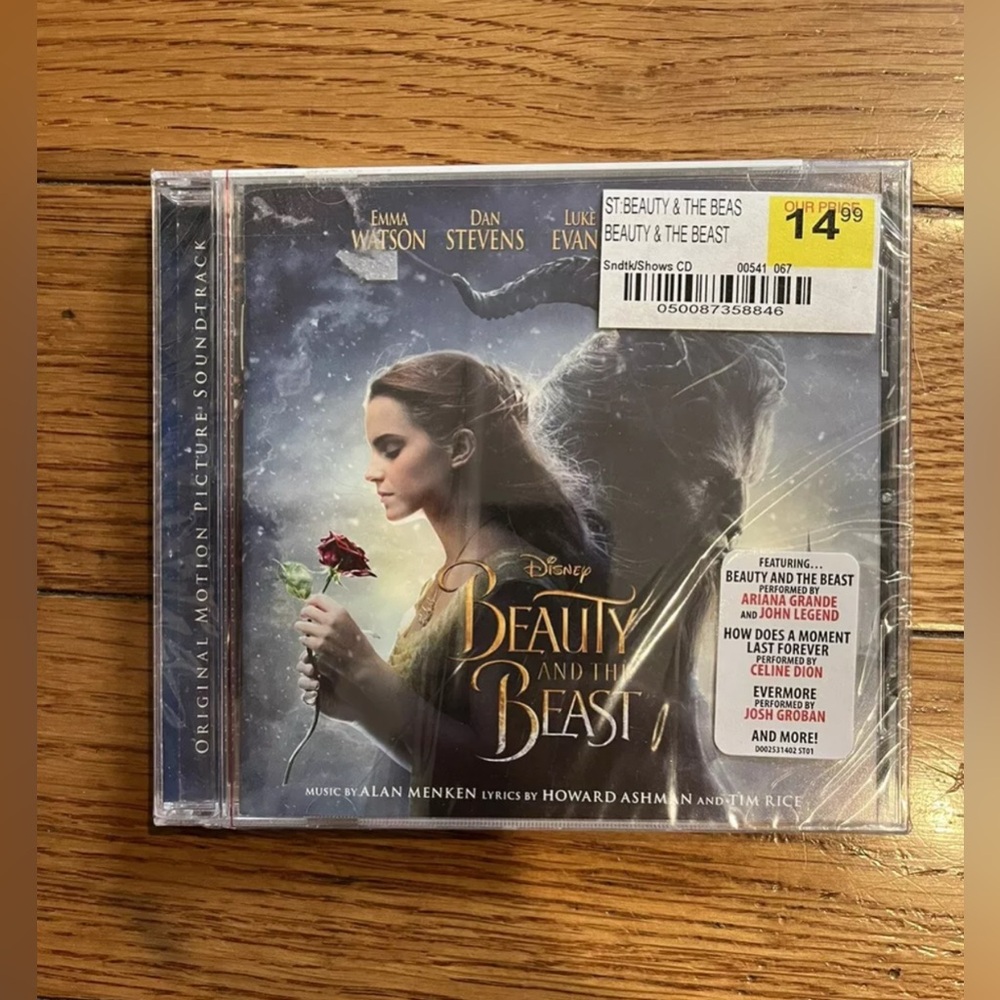 Beauty and the Beast Soundtrack CD 2017 Disney Live Action Ariana Grande New